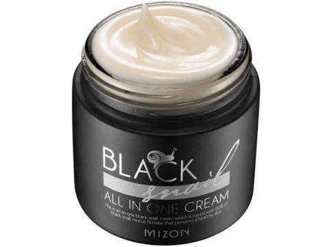 Mizon daugiafunkcinis veido kremas Black Snail All in One Cream su juodųjų sraigių ekstraktu 75ml 